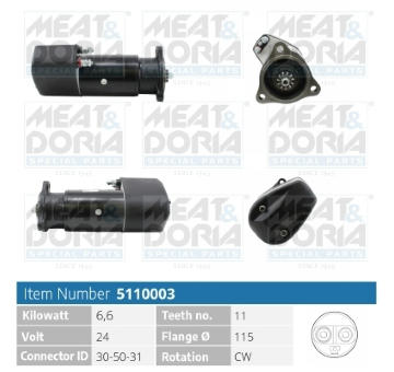 żtartér MEAT & DORIA 5110003