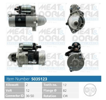 żtartér MEAT & DORIA 5035123