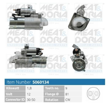 żtartér MEAT & DORIA 5060134