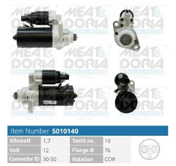 żtartér MEAT & DORIA 5010140