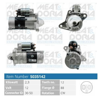 żtartér MEAT & DORIA 5035142