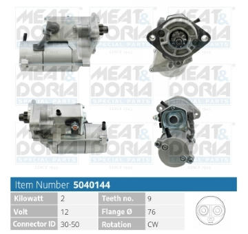 żtartér MEAT & DORIA 5040144
