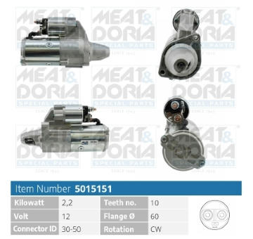 żtartér MEAT & DORIA 5015151