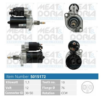 żtartér MEAT & DORIA 5015172