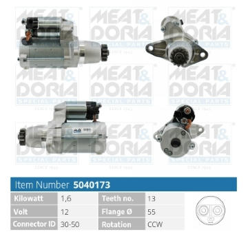 żtartér MEAT & DORIA 5040173