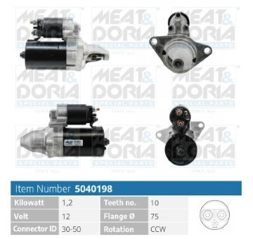 żtartér MEAT & DORIA 5040198