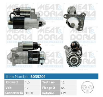 żtartér MEAT & DORIA 5035201