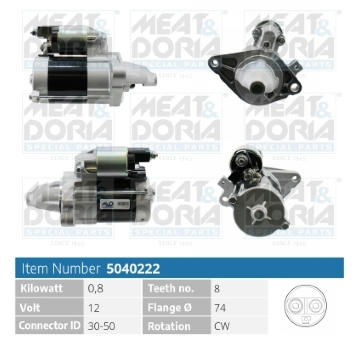 Startér MEAT & DORIA 5040222