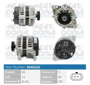Alternátor MEAT & DORIA 5546325