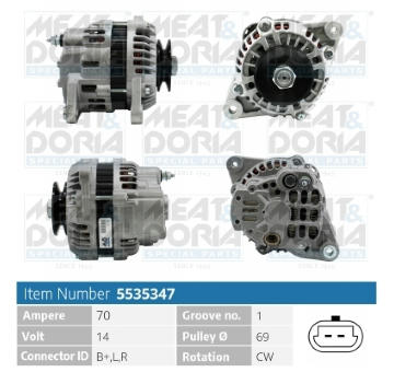 Alternátor MEAT & DORIA 5535347