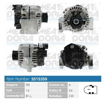 Alternátor MEAT & DORIA 5515350