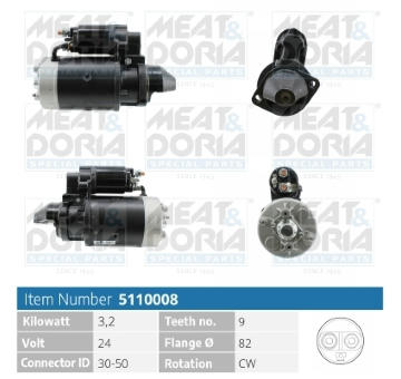 żtartér MEAT & DORIA 5110008