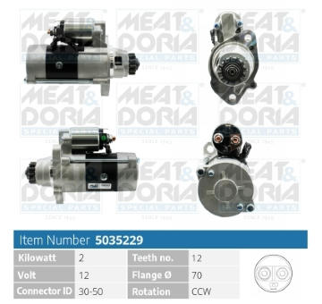 żtartér MEAT & DORIA 5035229