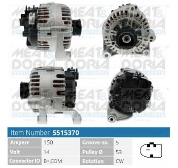 Alternátor MEAT & DORIA 5515370