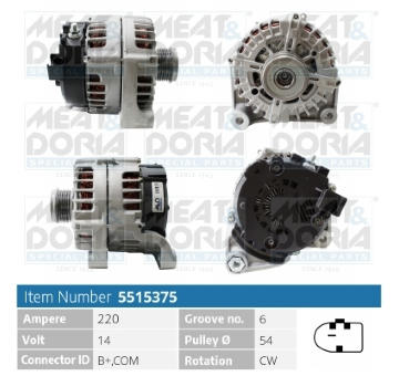 Alternátor MEAT & DORIA 5515375