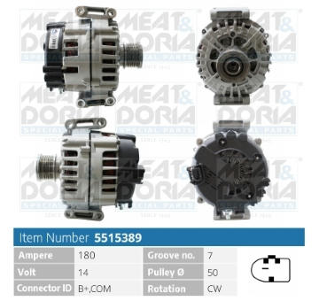Alternátor MEAT & DORIA 5515389