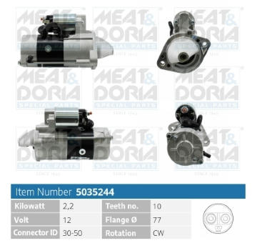 żtartér MEAT & DORIA 5035244