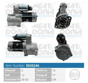 żtartér MEAT & DORIA 5035246