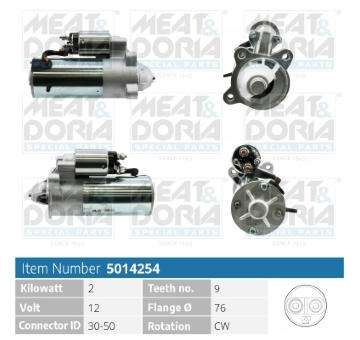 żtartér MEAT & DORIA 5014254