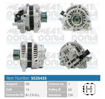 Alternátor MEAT & DORIA 5535435
