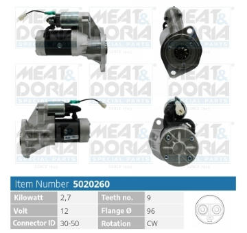 żtartér MEAT & DORIA 5020260