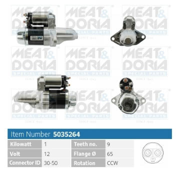 żtartér MEAT & DORIA 5035264