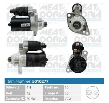 żtartér MEAT & DORIA 5010277