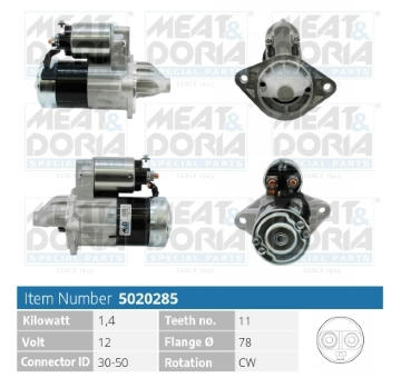 żtartér MEAT & DORIA 5020285
