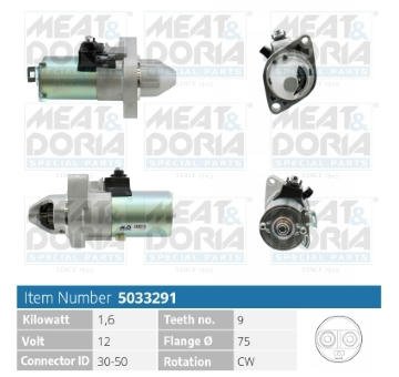 żtartér MEAT & DORIA 5033291