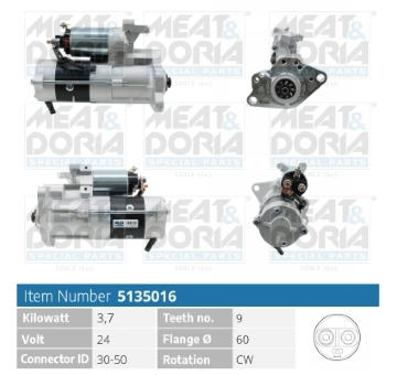żtartér MEAT & DORIA 5135016
