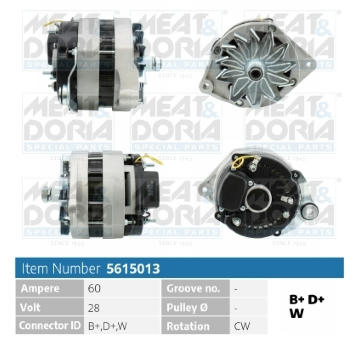 Alternátor MEAT & DORIA 5615013