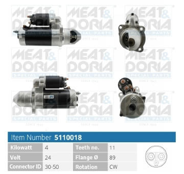żtartér MEAT & DORIA 5110018