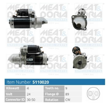 żtartér MEAT & DORIA 5110020