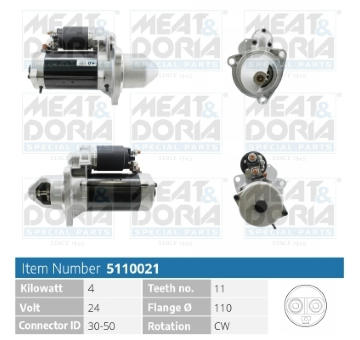 żtartér MEAT & DORIA 5110021