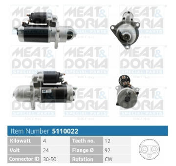 żtartér MEAT & DORIA 5110022