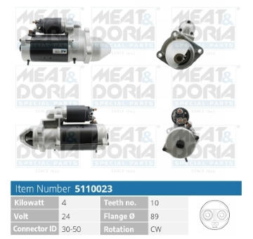 żtartér MEAT & DORIA 5110023