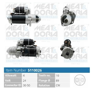 żtartér MEAT & DORIA 5110026