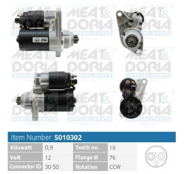 żtartér MEAT & DORIA 5010302