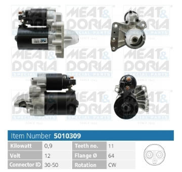 żtartér MEAT & DORIA 5010309