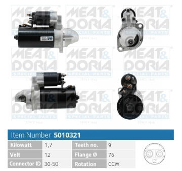 żtartér MEAT & DORIA 5010321