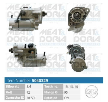 żtartér MEAT & DORIA 5040329