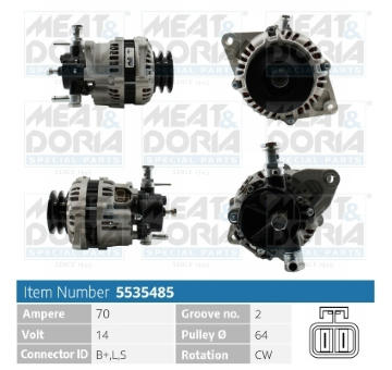 Alternátor MEAT & DORIA 5535485