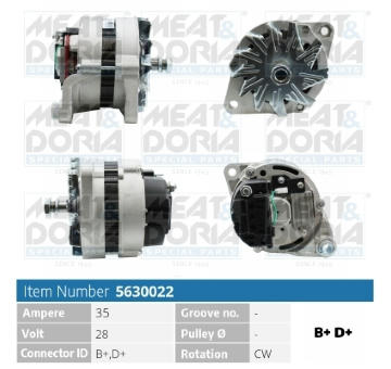 Alternátor MEAT & DORIA 5630022