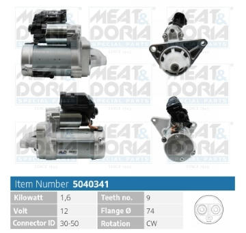 żtartér MEAT & DORIA 5040341