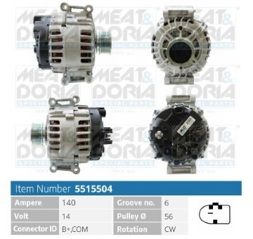 Alternátor MEAT & DORIA 5515504