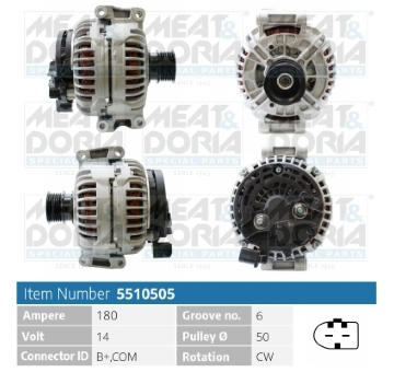 Alternátor MEAT & DORIA 5510505