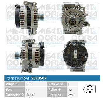 Alternátor MEAT & DORIA 5510507