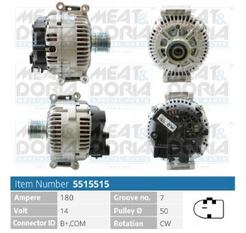 Alternátor MEAT & DORIA 5515515