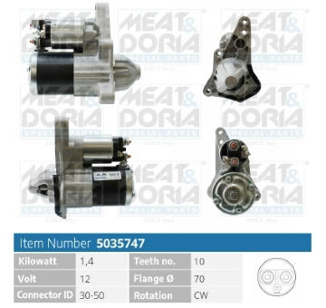 żtartér MEAT & DORIA 5035747