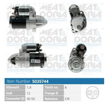 żtartér MEAT & DORIA 5035744